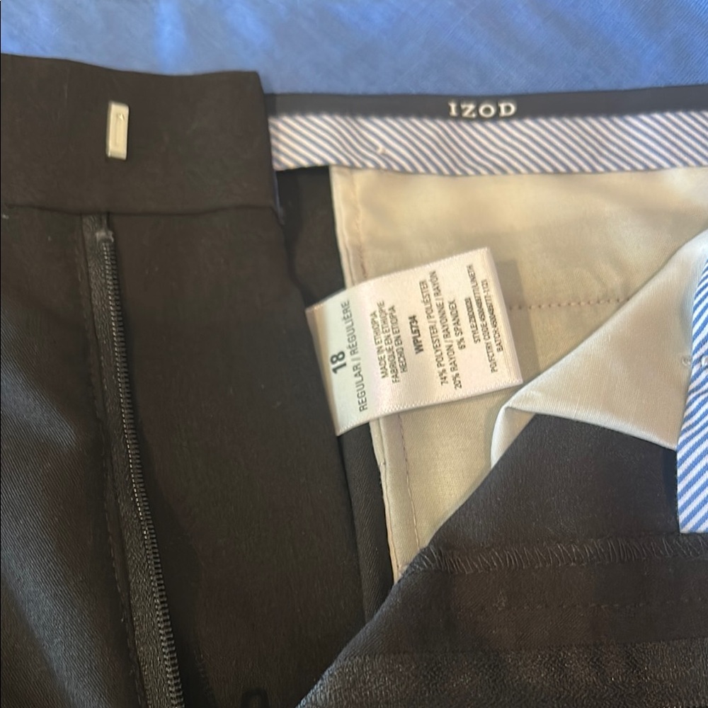 IZOD Black Dress Pants